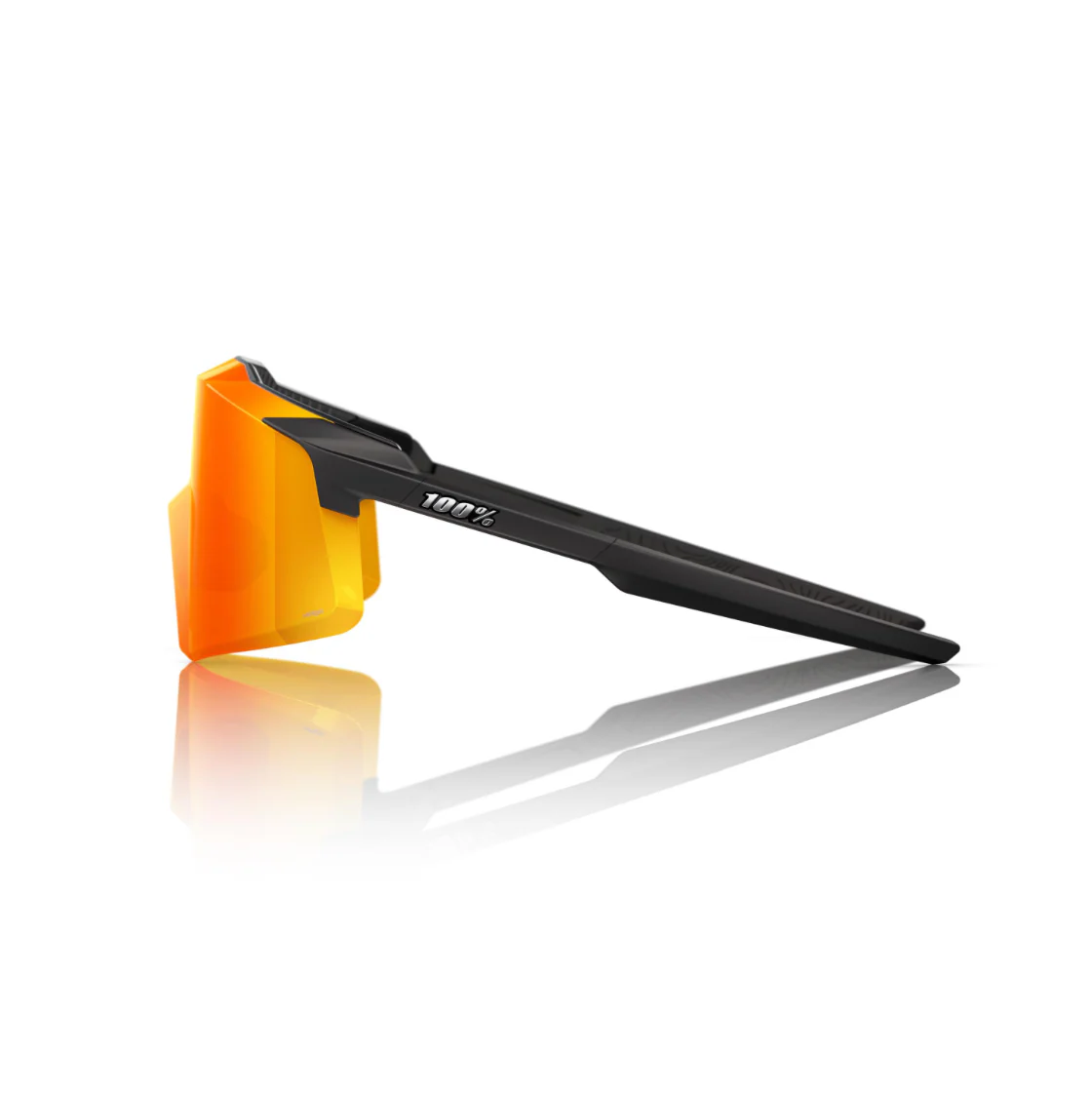 100% Aerocraft - Soft Tact Black - HiPER Red Multilayer Mirror Lens - Image 4